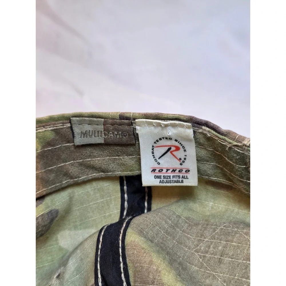 Rothco Multicam Tactical Operator Hat Camo Adjustable Patch Baseball Cap 95384
